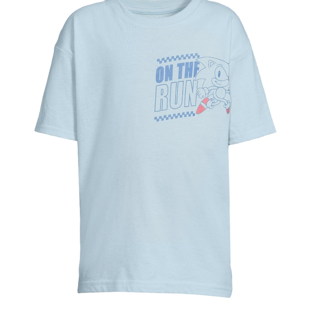 Sonic the Hedgehog Boys Short Sleeve Elevated Graphic